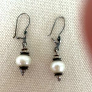 Silpada Pearl Drop Earrings